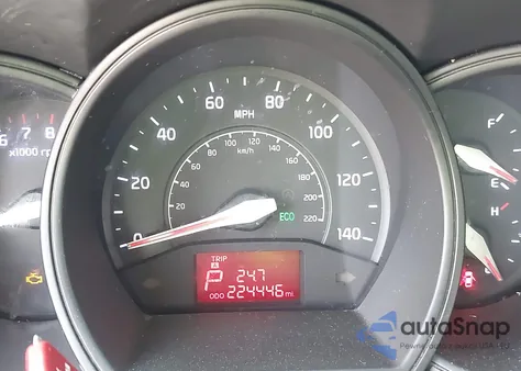 2014 Kia Rio Lx из США, поврежденный, VIN KNADM4A38E6419639